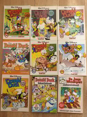 Donald Duck albums en vakantieboeken