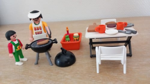 Playmobil gezellig barbecuen