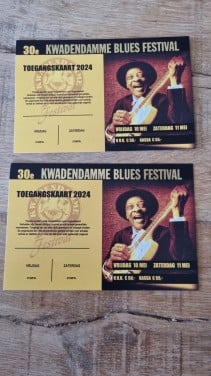 Tickets 30e bluesfestival kwadendamme