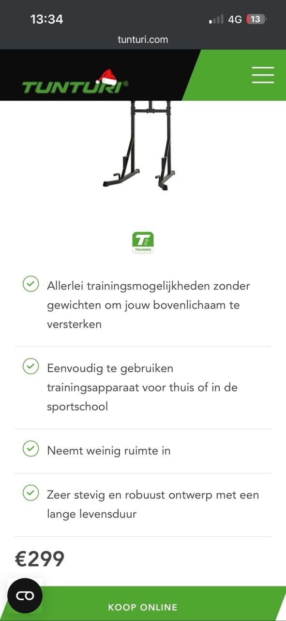 Tunturi PT20 Power Tower