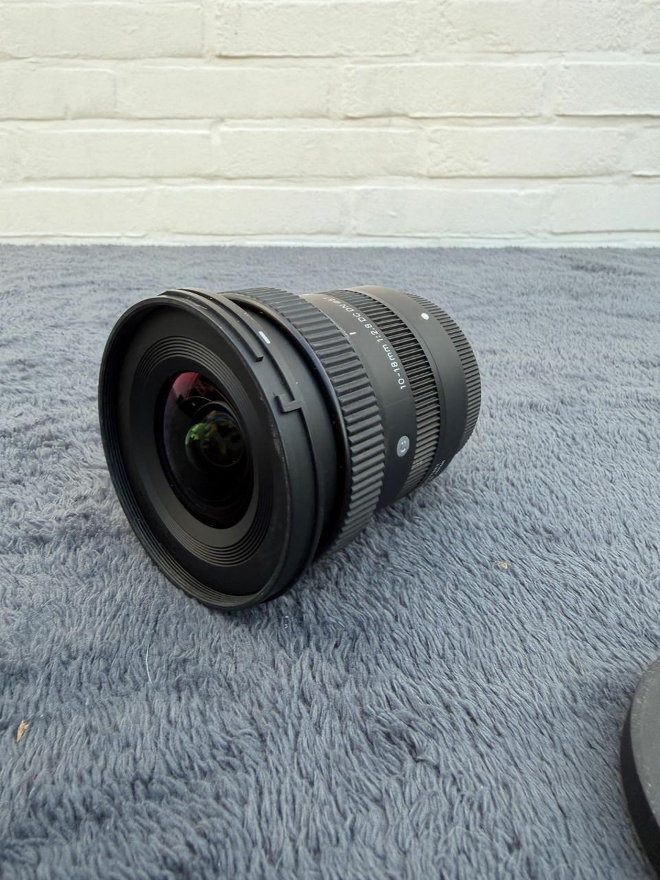 Sigma 10-18mm f2.8 DC DN - nooit gebruikt