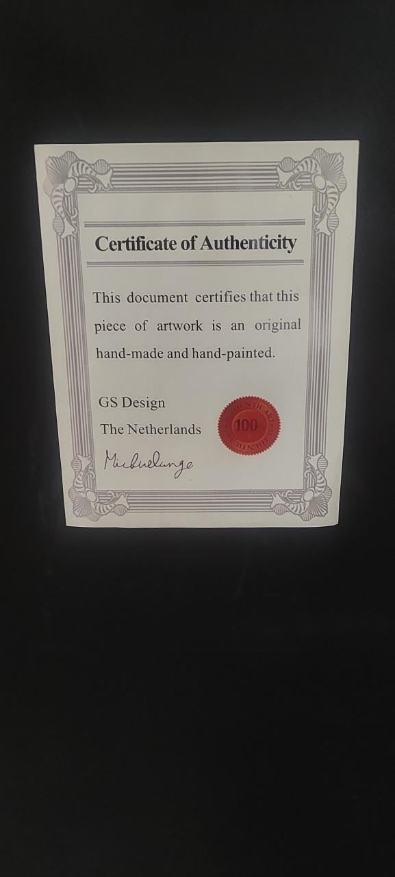 3D metalen schilderij Singing in the rain