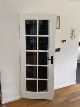 Binnendeur met glas