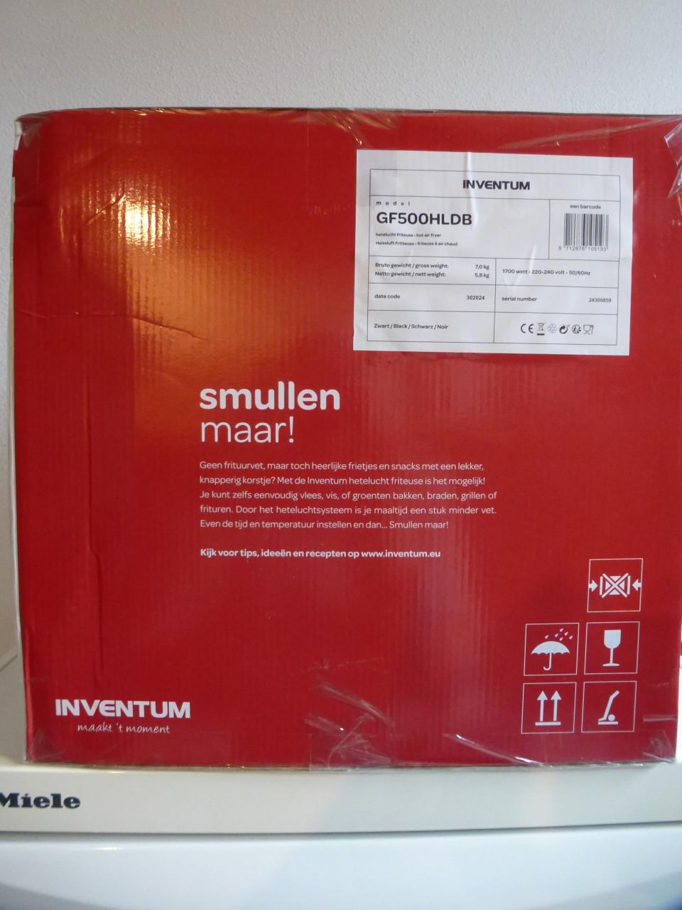 Air fryer  Inventum hetelucht friteuse