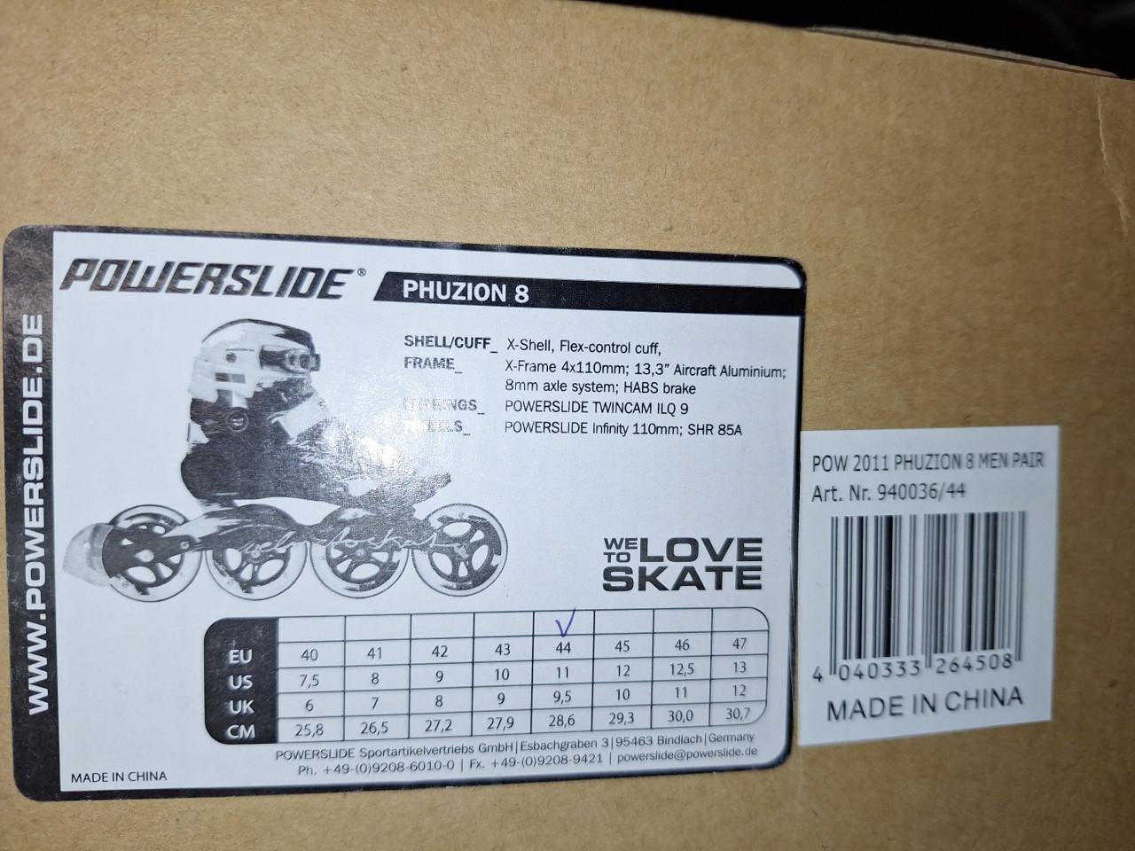 Skeelers Powerslide Phuzion 8