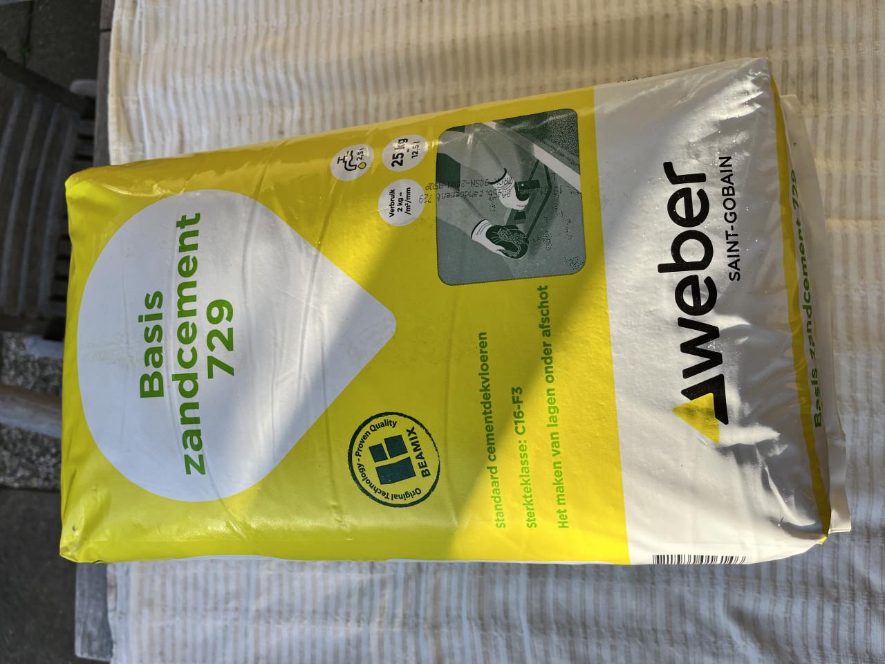 Weber basis zandcement