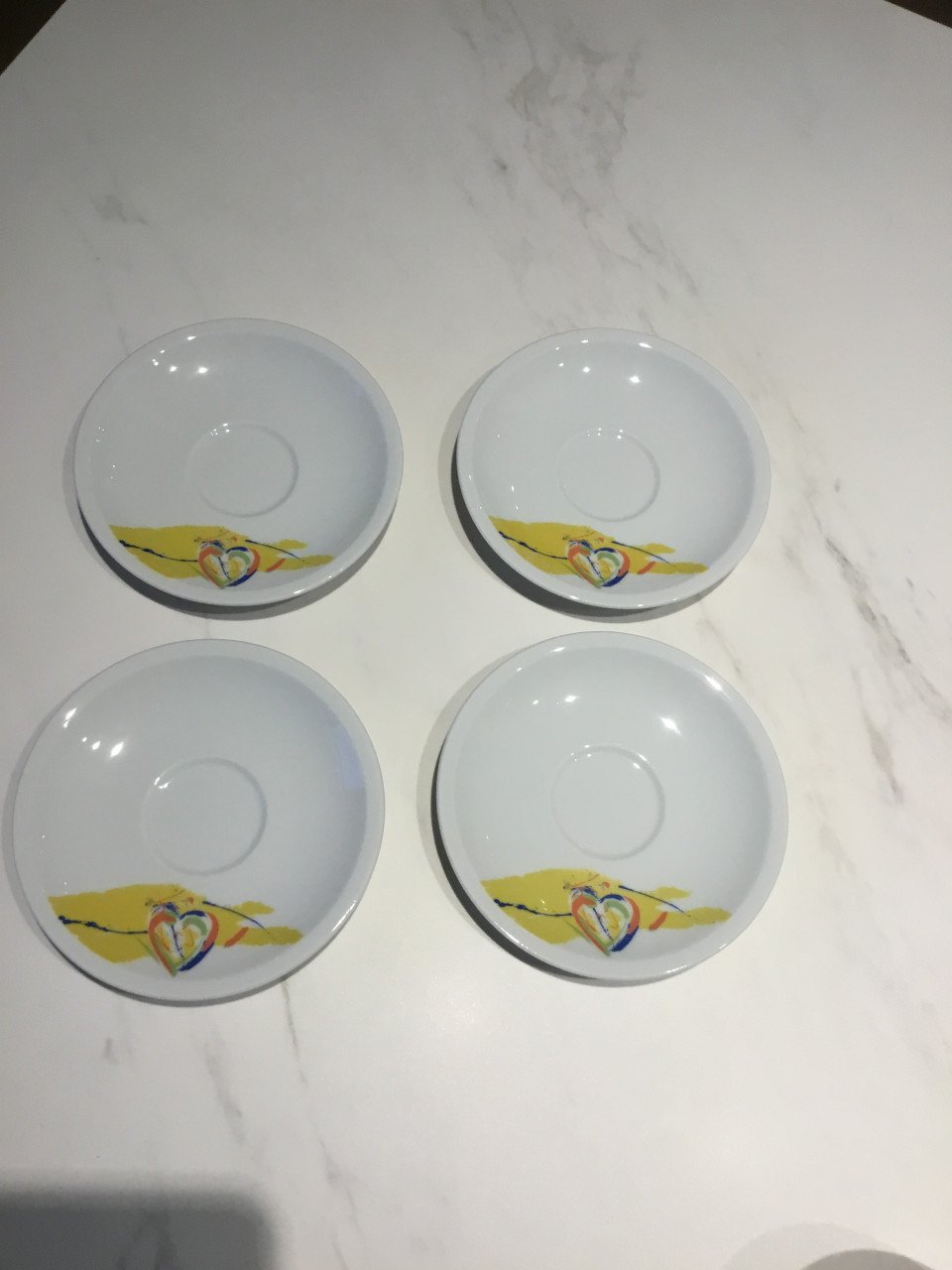 Rosenthal Epoque Carla Manco  kop en schotel 4 stuks