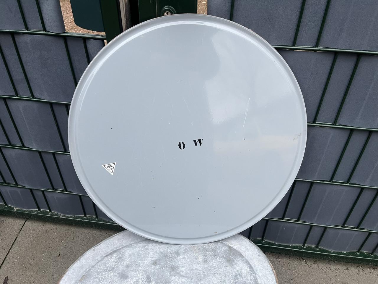 2 Verkeersborden, metaal, antiek