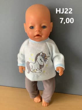 Baby born / babyborn set. Opbrengst KiKa. Poppenkleertjes.