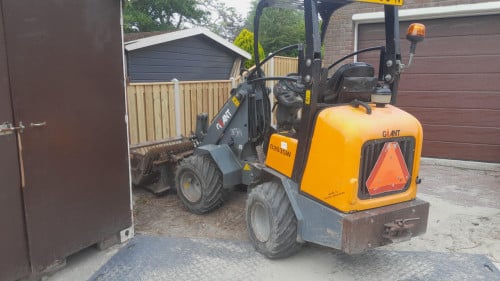 Te huur minishovel