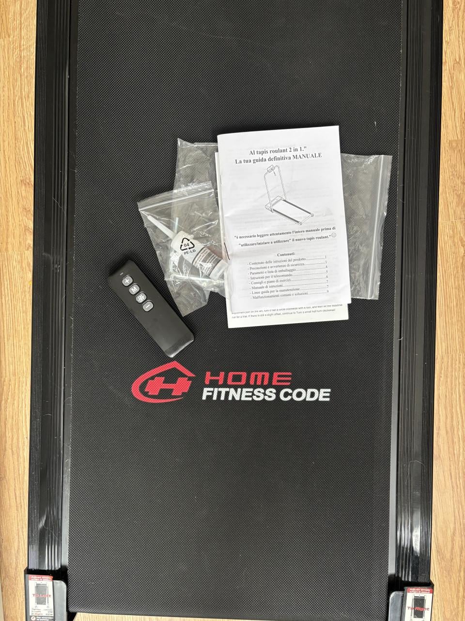 Loopband Home Fitness Code C1 10km/H met leuning en mat