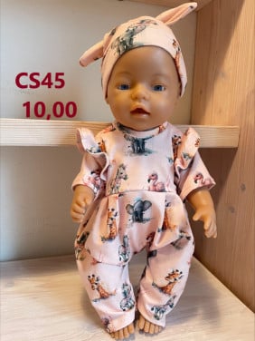 Baby born / babyborn set. Opbrengst KiKa. Poppenkleertjes.