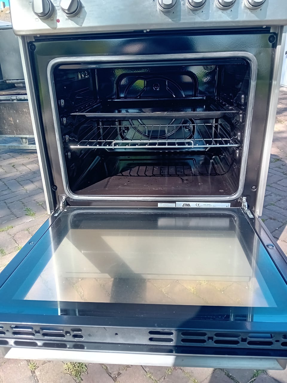 Gasfornuis met elektrische oven