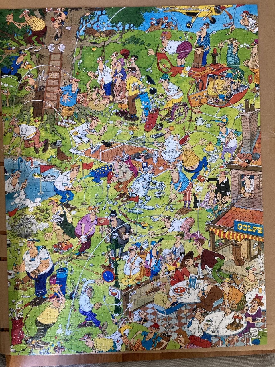 Puzzle Jan van Haasteren - Comic Puzzle Golf