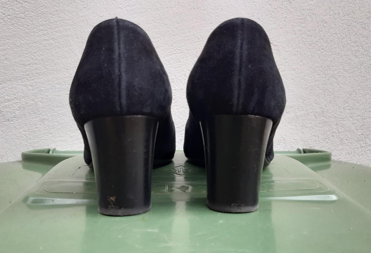 Peter Kaiser Black Pumps, Suede, maat 38, zwart