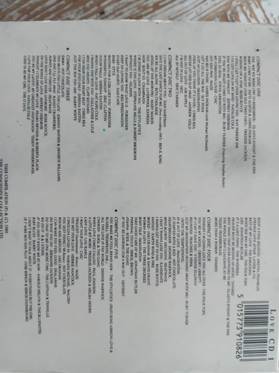 Cd's 5disc the love box