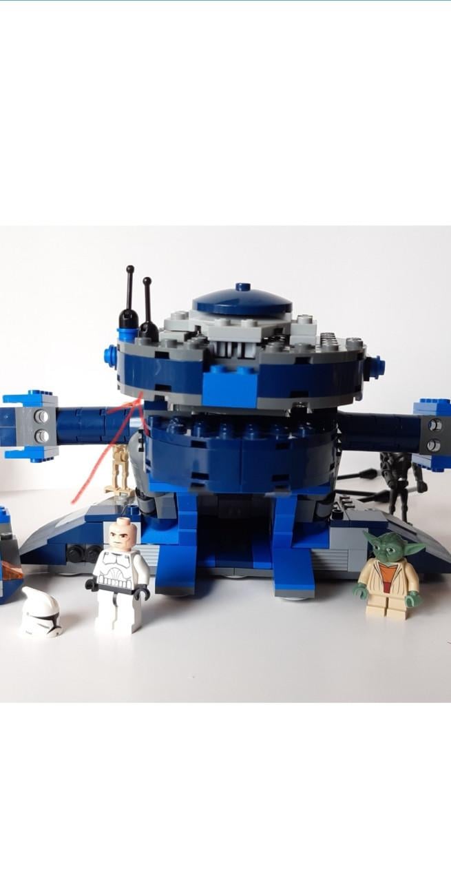Lego Star Wars: 8018 Armored Assault Tank + minifiguren