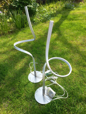 Twee design ledlampen