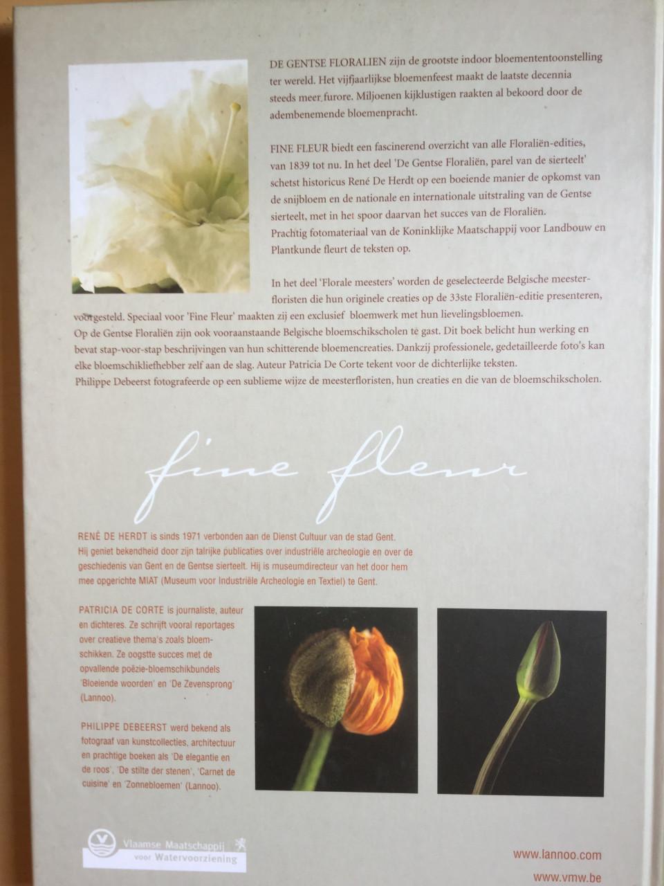 Fine fleure:Gentse floralien Rene De Herdt/Patricia