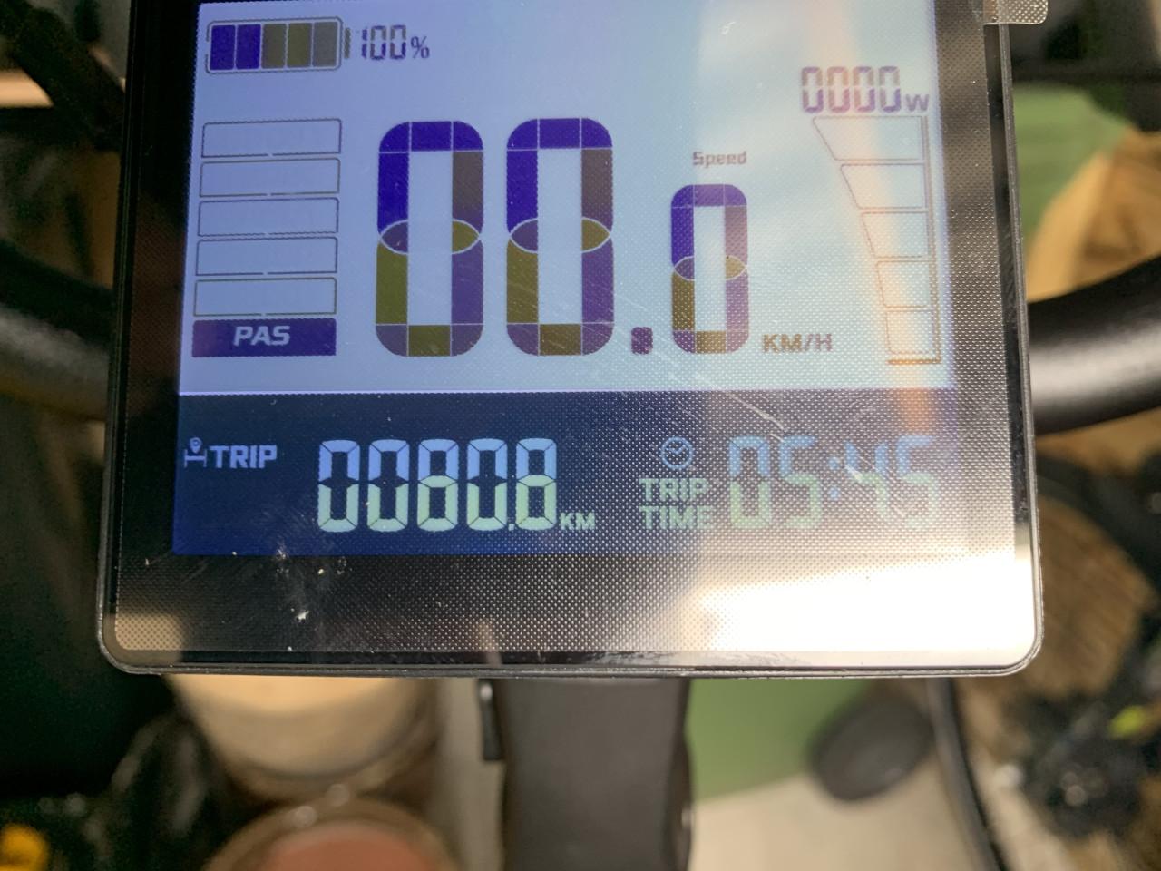 Elektrische fiets, merk FORSA, extra lage instap, zwart.