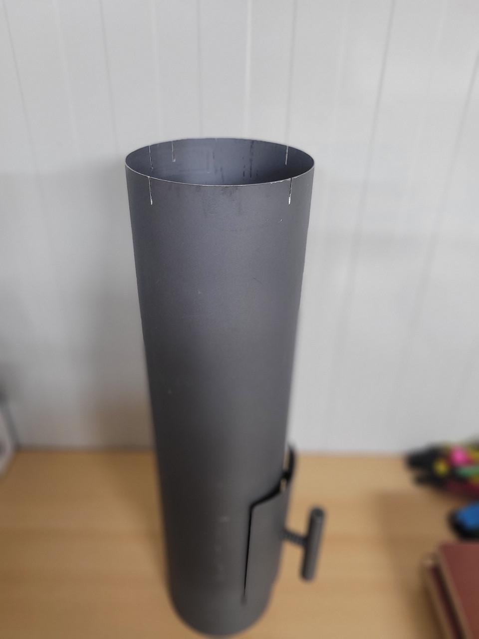 ABCAT Houtrookfilter RVS – zwart
