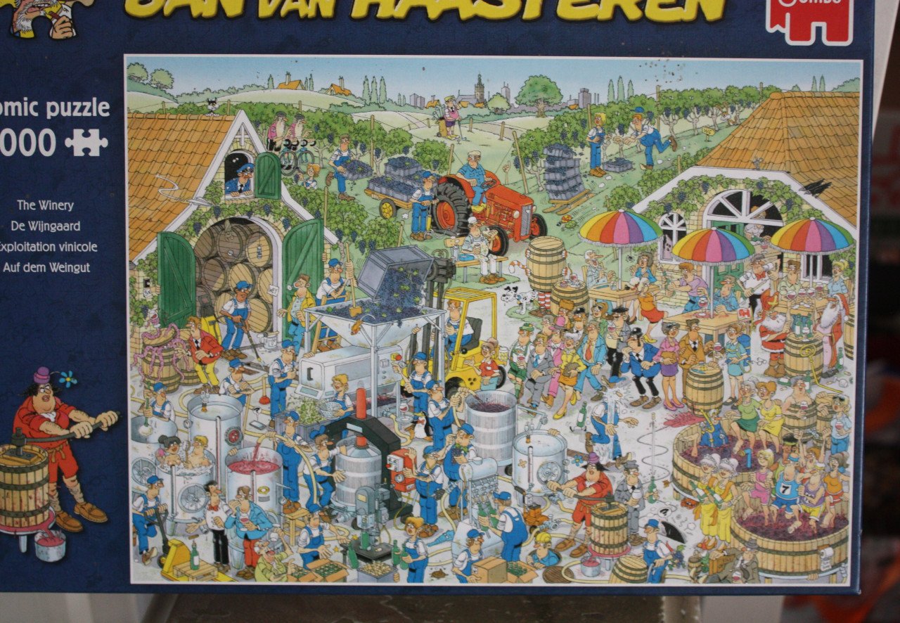 Puzzel jan van haasteren 1000 stukjes de wijngaard
