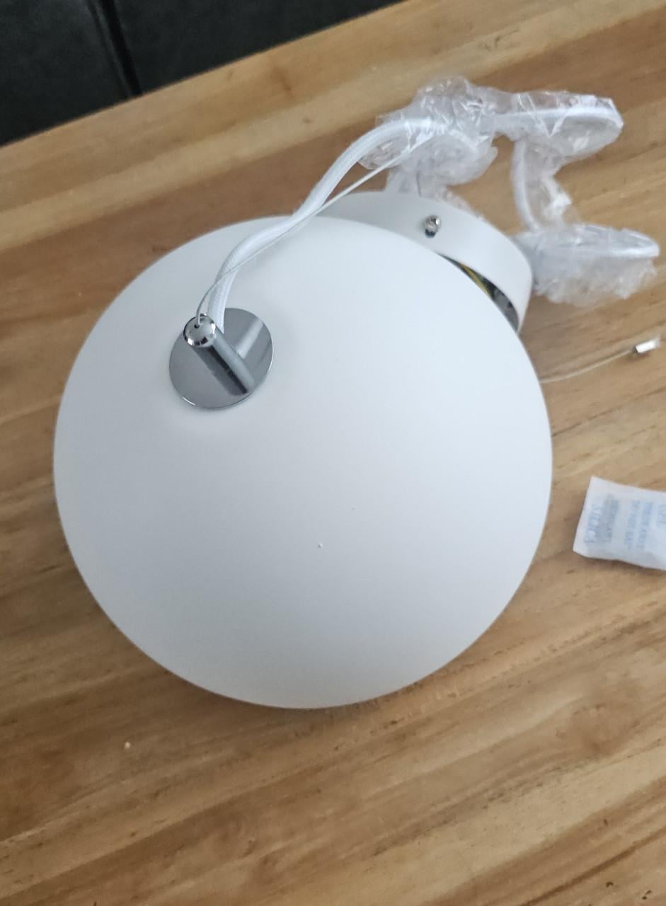 Hanglamp wit 3x nieuw in doos  paco home