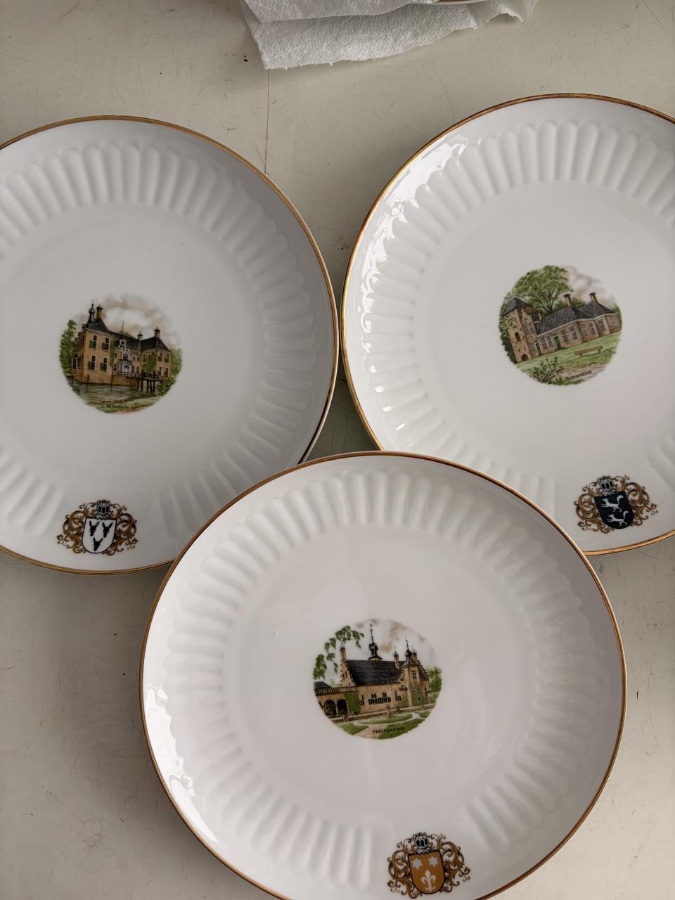 Porselein NL kastelen servies thee en koffie 18-delig compleet