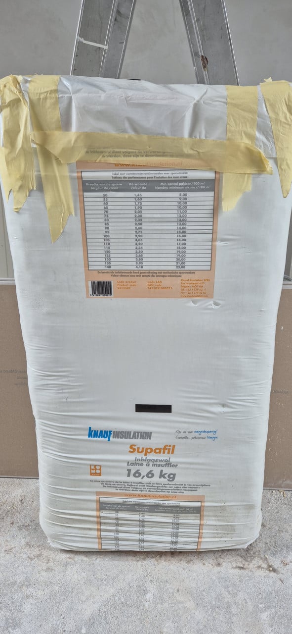Knauf Supafil inblaaswol isolatie