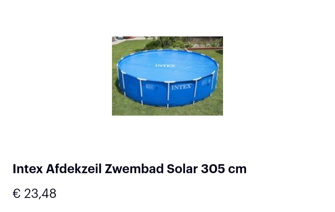 ☀️Intex Prism Frame Zwembad met warmtepomp☀️