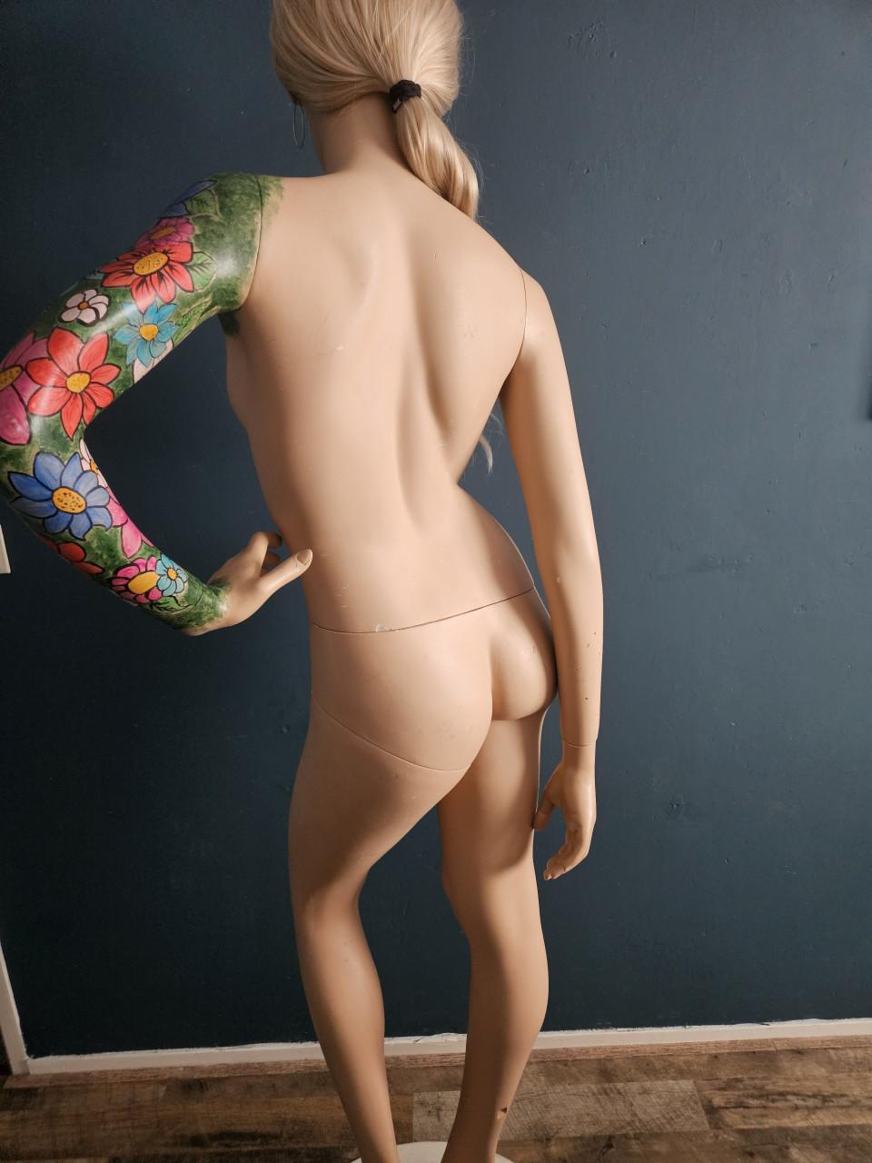 Unieke mannequin/paspop