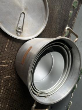 Aluminium pannenset / camping kookset – AGALUXE