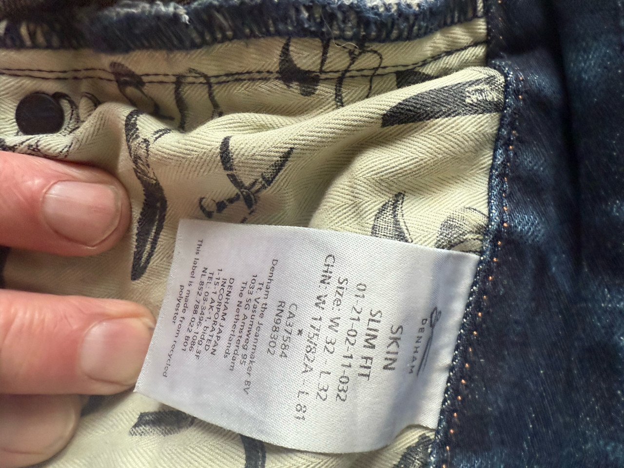 Denham Jeans waist 32” 5 stuks
