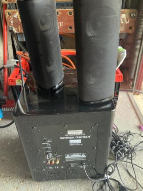 Subwoofer met 2 luidsprekers
