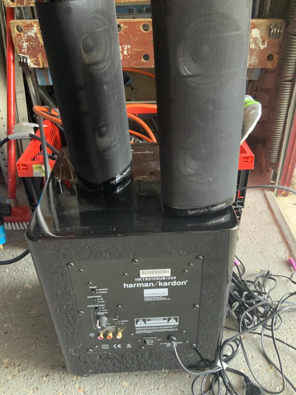 Subwoofer met 2 luidsprekers