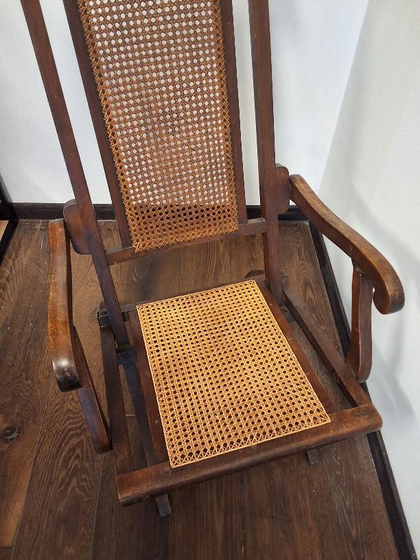 Vintage houten klapstoel