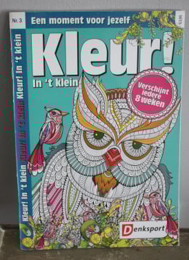 Kleurboek kleuren in het klein