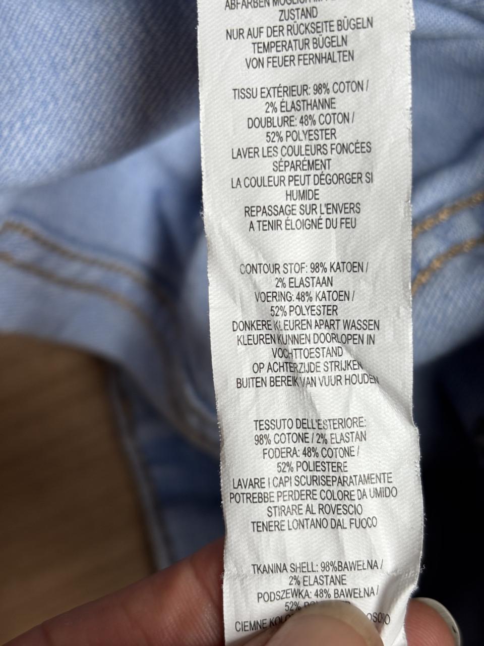 Denim co korte dames jeans m 28