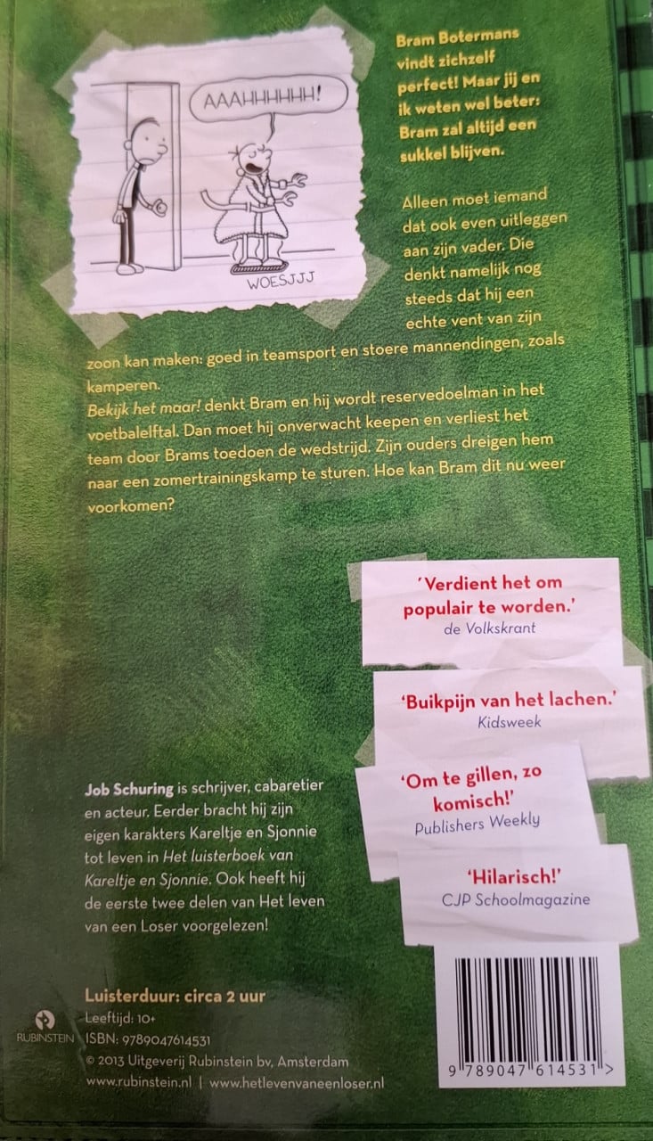 Luisterboek: Het leven van een loser. Bekijk het maar! (vanaf 10 jaar)