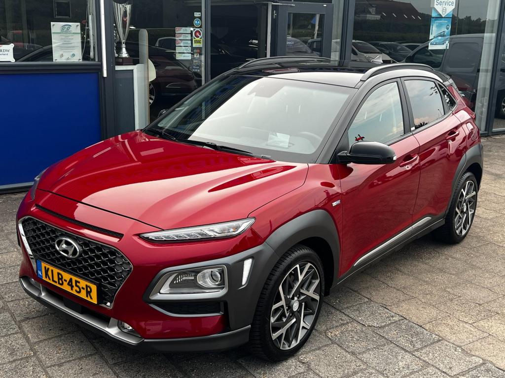 Hyundai Kona 1.6 gdi hev premium two tone, leer, camera, head up display en