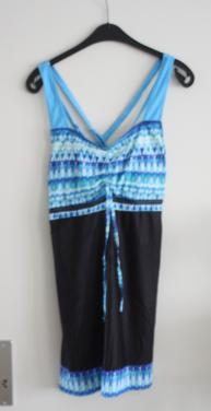Tankini met zwart broekje maat 5xl