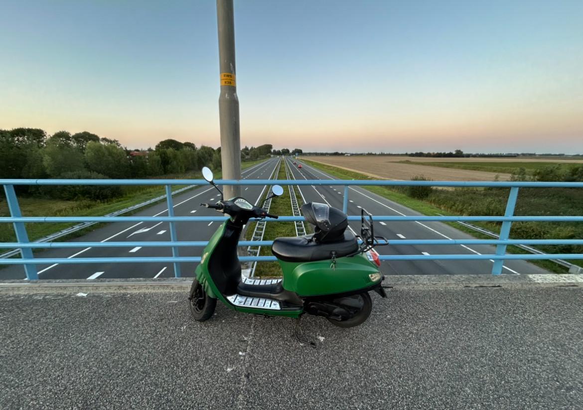 Groene TYM scooter mag weg voor weinig
