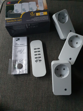 Nieuw FLAMINGO - Switchset 3 schakelaars en afstandsbediening...