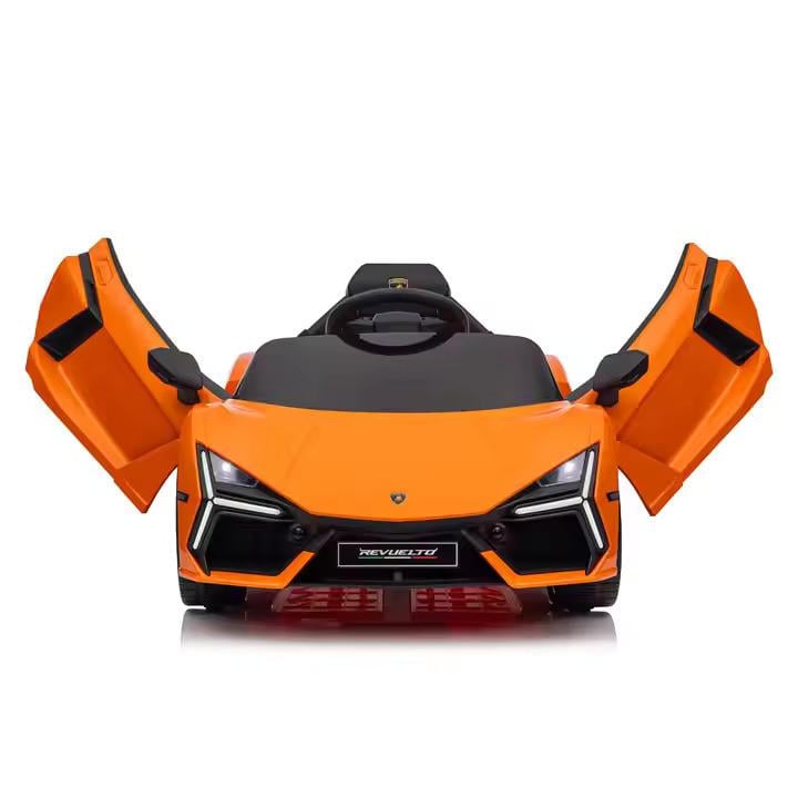Elektrische Kinderauto 12V – Lamborghini Revuelto | Oranje