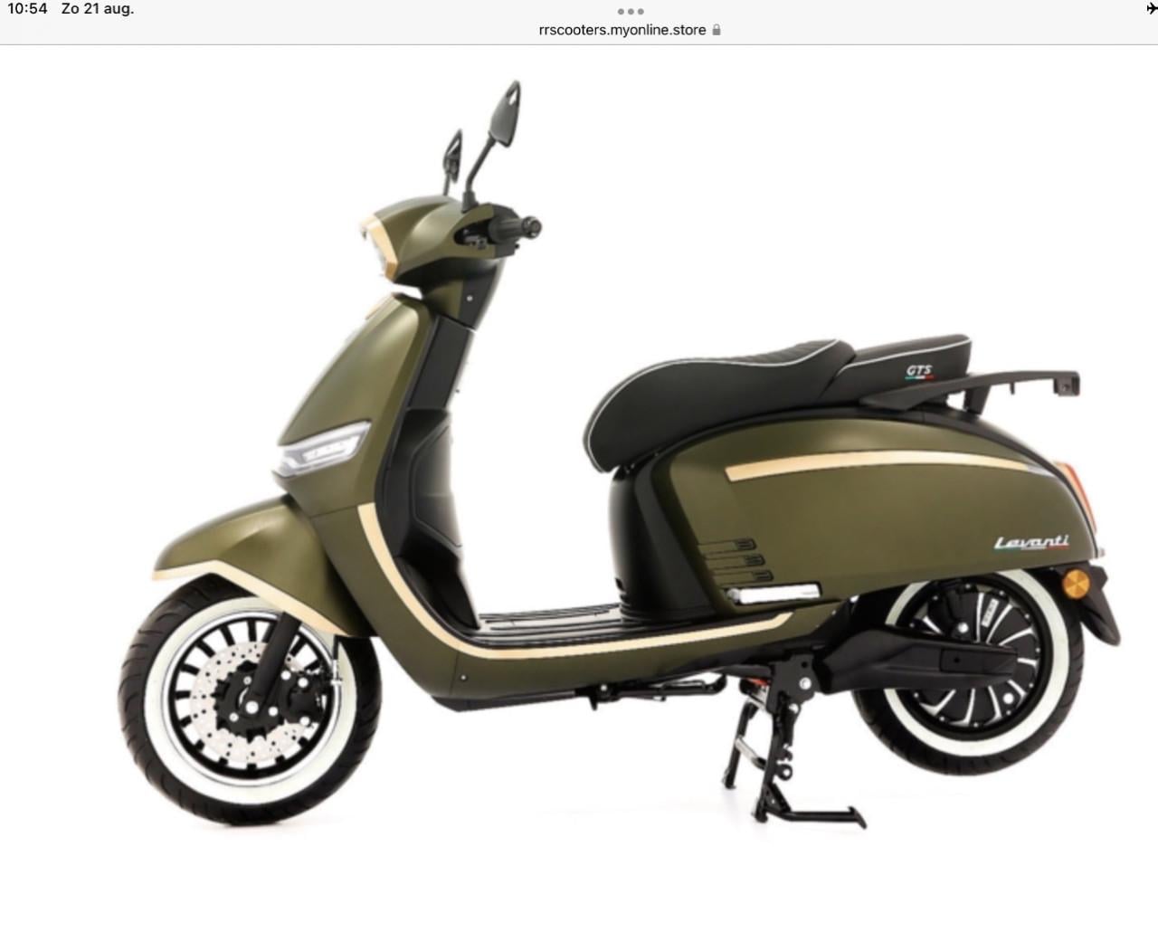 Elektrische snorscooter GTS E-Levanti – €1.595