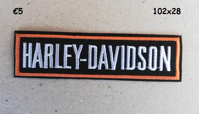 Harley Davidson Opnaai Patches