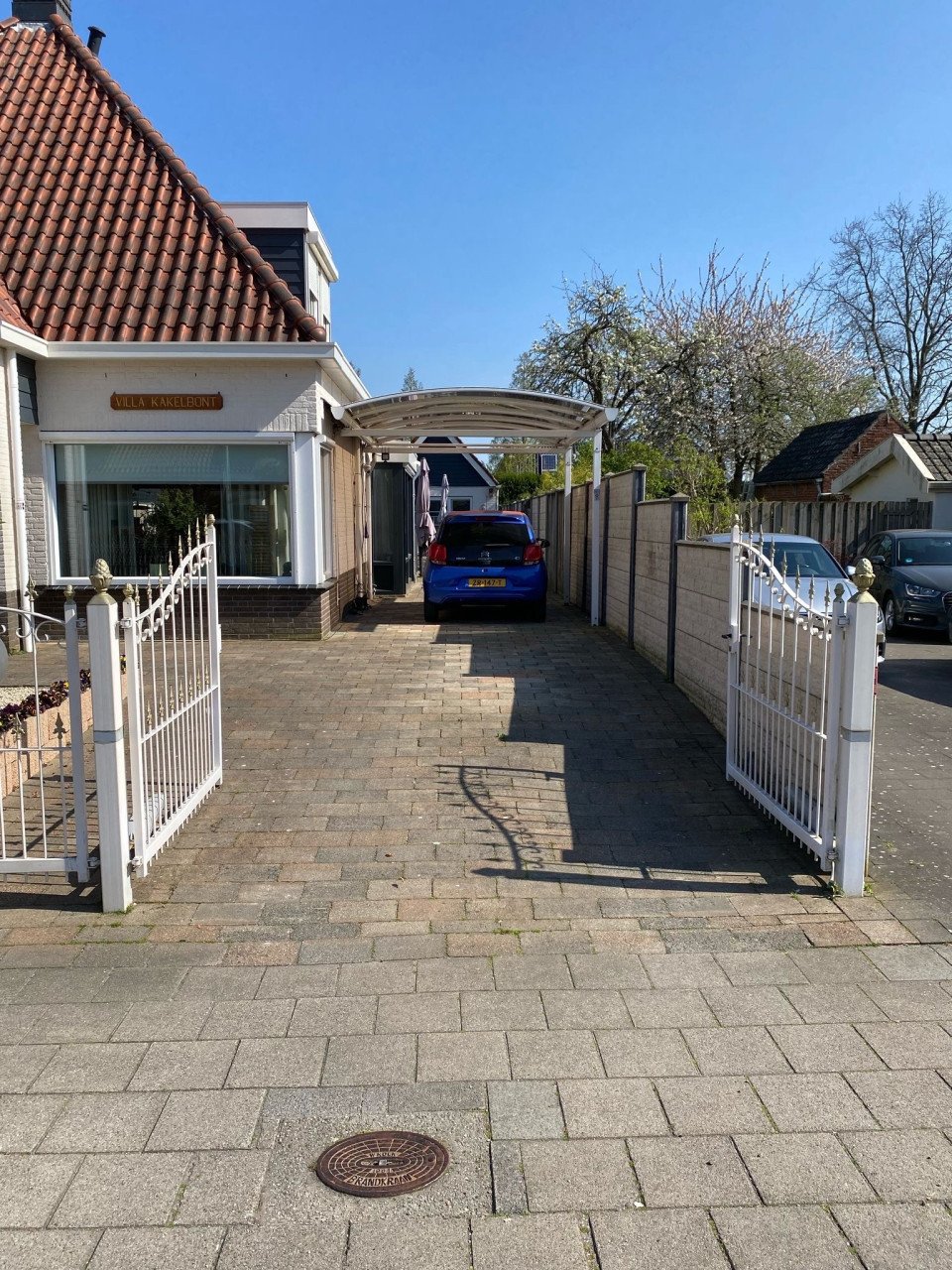 Dubbele draaipoort elektrische bediend