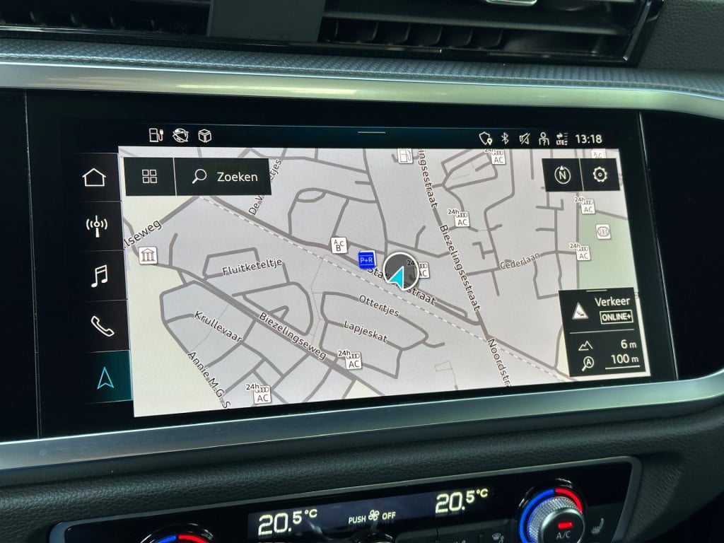 Audi Q3 sportback 45 tfsi e s-line | zwart optiek | camera | keyless | adap
