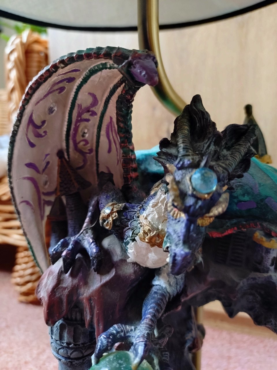 Lamp met draken