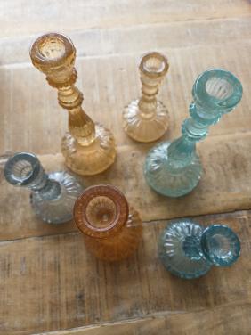 Kandelaars van persglas